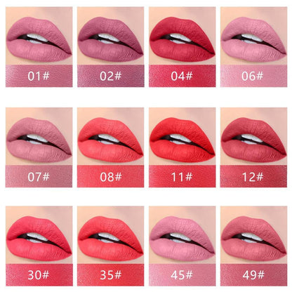 Miss Rose Matte Waterproof Lipsticks (Red)