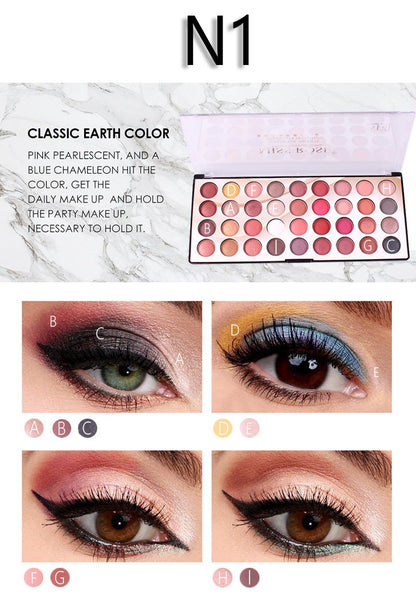 Miss Rose N1 Color Fashion 3D Eyeshadow Palette