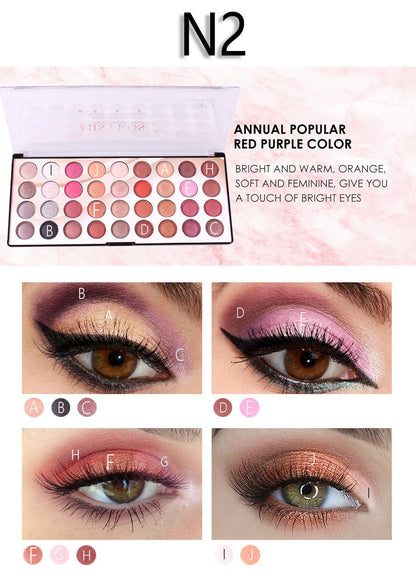 Miss Rose N2 Color Fashion 3D Eyeshadow Palette