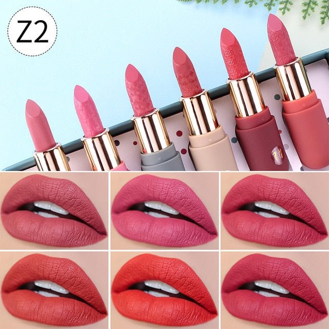 MISS ROSE 6-Color set Morandi Lipsticks