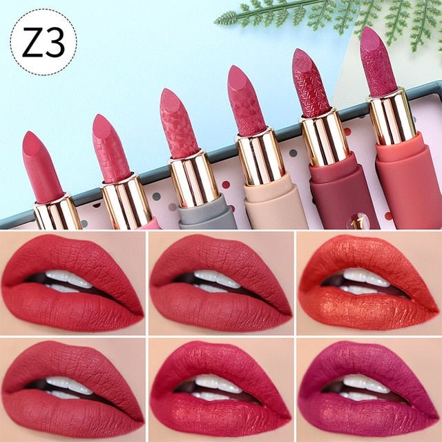 MISS ROSE 6-Color set Morandi Lipsticks