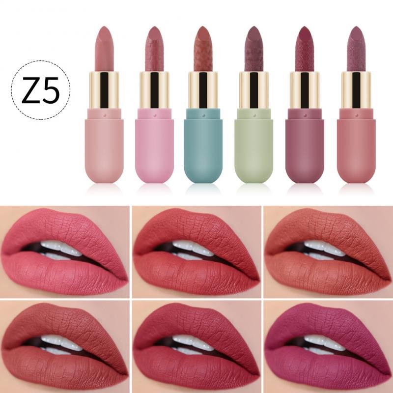 MISS ROSE 6-Color set Morandi Lipsticks