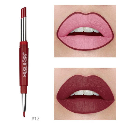 MISS RÔSE® Lip Liner Duo Stick (Red)